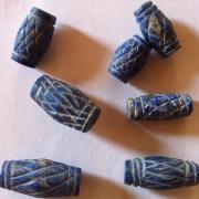 carved stone beads